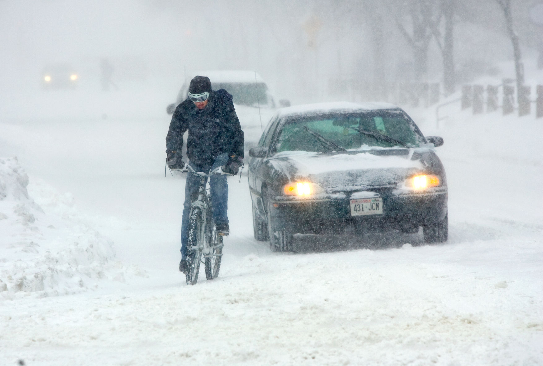 Braving conditions